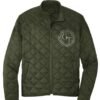 Elevate Style with the GT Wear Quilted Full-Zip Jacket - S, Townsend Green
