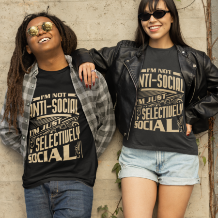 Anti-Social T-Shirt: A Unique Statement Piece
