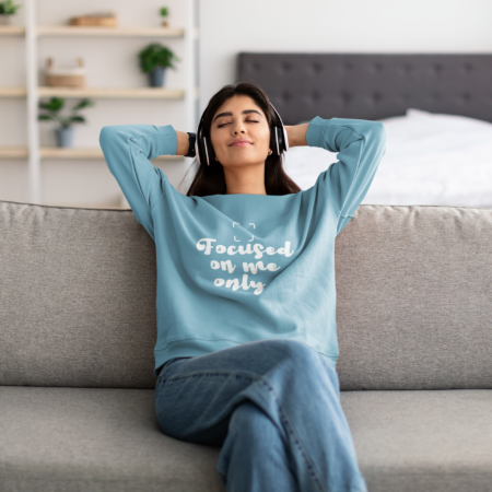 Style with the Focused on Me Only Women Sweatshirt
